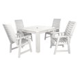 thumbnail image 1 of Highwood's 42" x 42" Square 5-pc Weatherly Dining Set - Dining Height, Outdoor, Eco-friendly, Synthetic Wood, 1 of 9