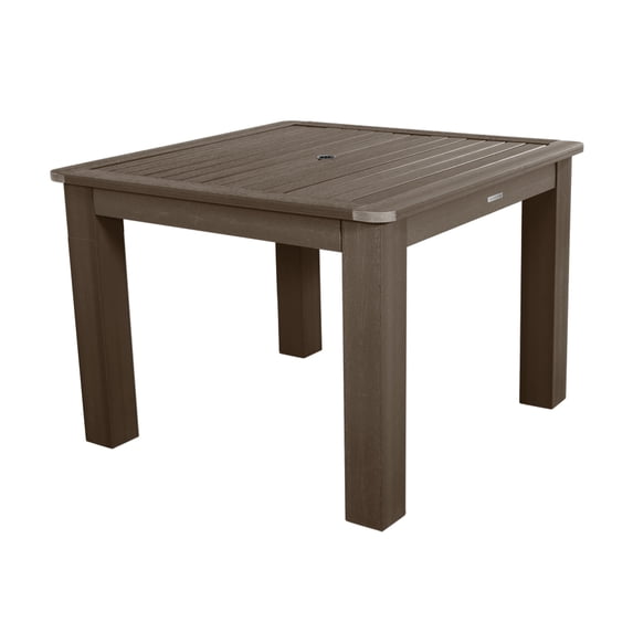 Highwood's 42" x 42" Square Dining Table - Dining Height, Outdoor, Eco-friendly, Synthetic Wood