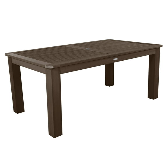 Highwood's 42" x 72" Rectangle Dining Table - Dining Height, Outdoor, Eco-friendly, Synthetic Wood
