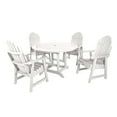 thumbnail image 1 of Highwood's 48" Round 5-pc Hamilton Dining Set - Dining Height, Outdoor, Eco-friendly, Synthetic Wood, 1 of 10