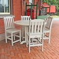 thumbnail image 1 of Highwood Furniture Lehigh 5pc Round Counter Dining Set-Finish:Whitewash,Shape:Round, 1 of 10