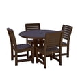 thumbnail image 1 of Highwood Furniture Weatherly 5pc Round Dining Set, 1 of 9