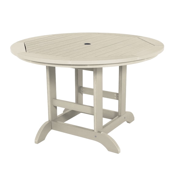Highwood's 48" Round Dining Table - Dining Height, Outdoor, Eco-friendly, Synthetic Wood