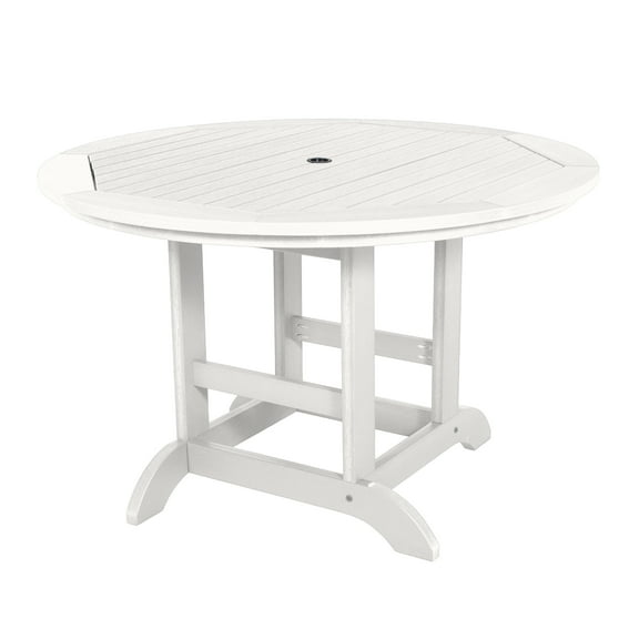 Highwood's 48" Round Dining Table - Dining Height, Outdoor, Eco-friendly, Synthetic Wood