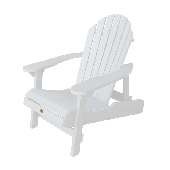 Hamilton Folding & Reclining Adirondack Chair-Finish:White