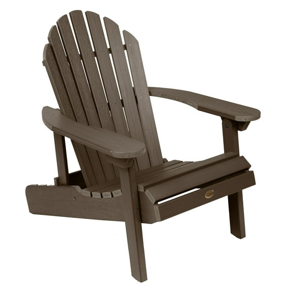 Highwood's Hamilton Adirondack Chair - Folding & Reclining, Outdoor, Eco-friendly, Synthetic Wood