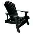 thumbnail image 1 of Highwood's King Hamilton Adirondack Chair - Folding and Reclining, Outdoor, Eco-friendly, Synthetic Wood, 1 of 4