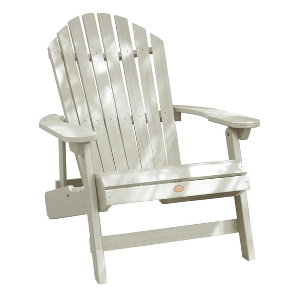 Highwood Furniture King Hamilton Folding & Reclining Adirondack Chair-Finish:Whitewash
