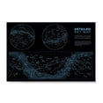 thumbnail image 1 of Higly Detailed Sky Map Poster - Constellations with Star Names - Wall Art Print for School Home Office Classroom D?cor - 24X36 inches, 1 of 7