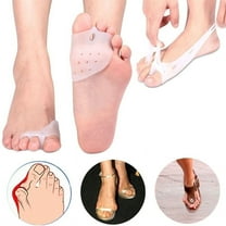 Higoodz 1Pair Gel Toe Separators Silicone Bunion Corrector Toe Protector Straightener Spreader for Men & Women