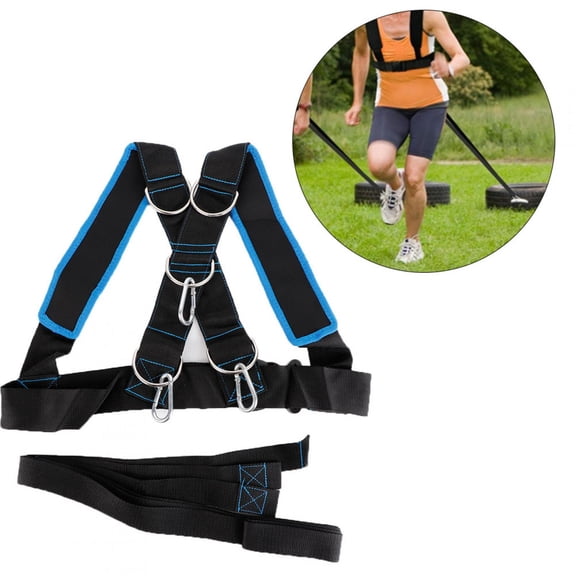 Higoodz Speed Strength Training Sled Shoulder Harness Resistance Band Belt Sports Equipment, Sled Shoulder Harness, Strength Training Harness