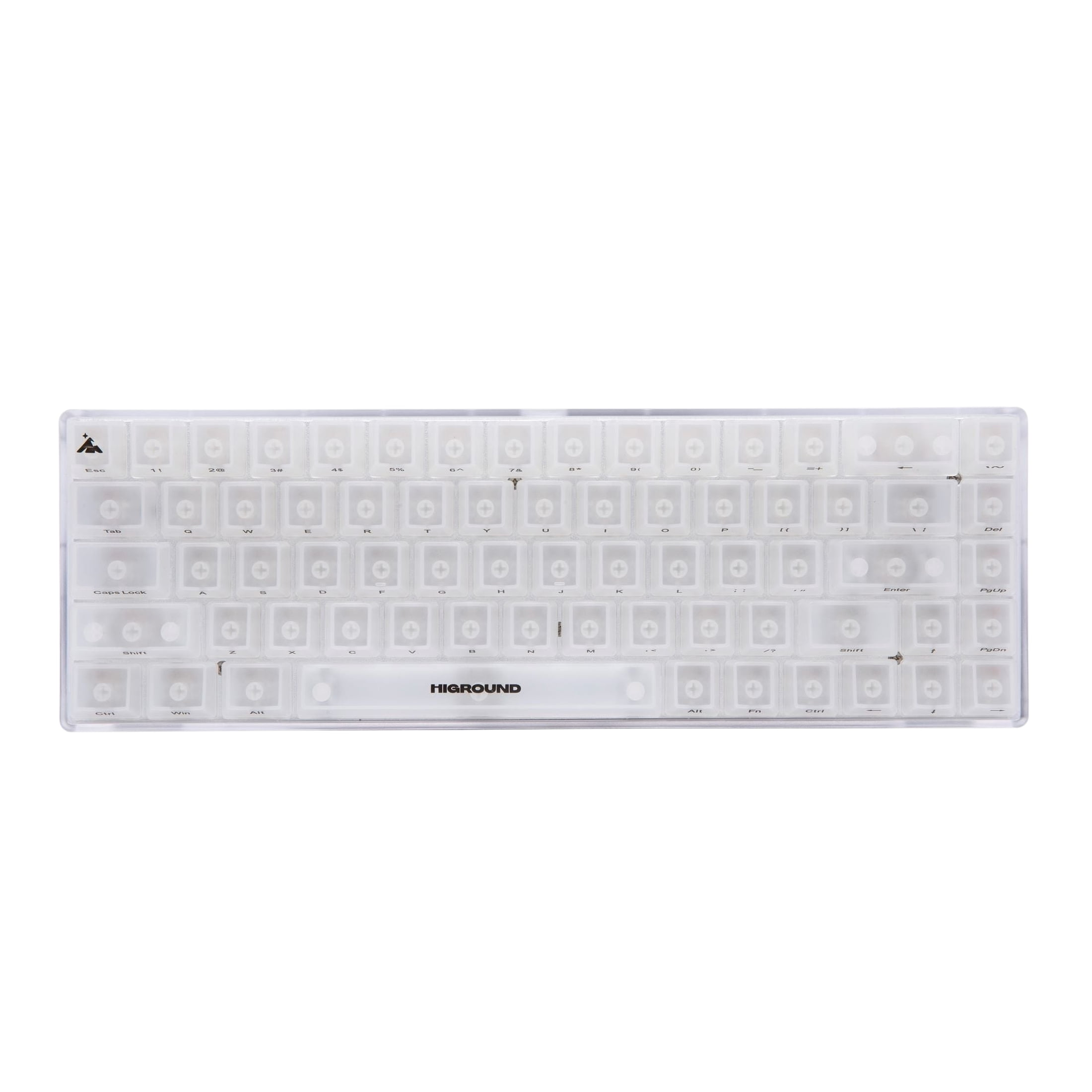 Higround Basecamp 65 Mechanical Keyboard, Opal, Silent Glacier Switches, Hot-Swappable