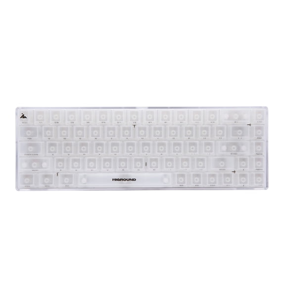 Higround Basecamp 65 Mechanical Keyboard, Opal, Silent Glacier Switches, Hot-Swappable