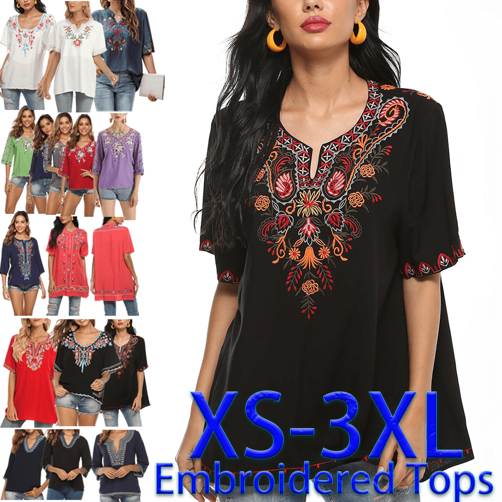 La Chilly Women's V-Neck Chiffon Blouse - Loose Tunic Top, Short Sleeve, White Stripe - View #7