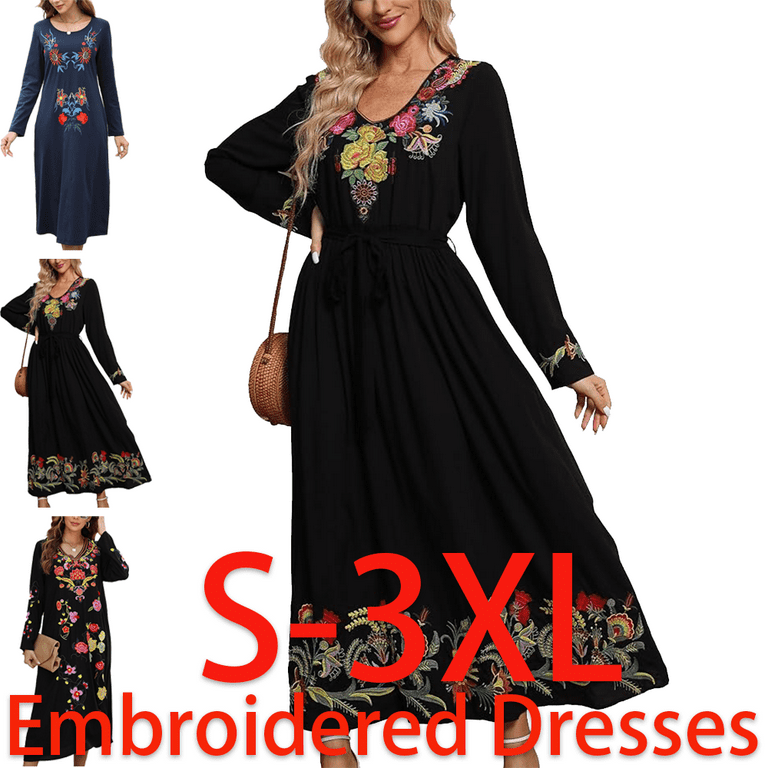 Rayon midi dress with sleeves 2025