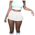 thumbnail image 1 of Higw Waisted Mini Dress Women Pleated Short Skirts Sexy Dresses Nightwear Clubwear, 1 of 3