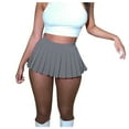 thumbnail image 1 of Higw Waisted Mini Dress Women Pleated Short Skirts Sexy Dresses Nightwear Clubwear, 1 of 3