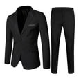 thumbnail image 1 of Hihipz Big Boy'S Suit Solid Coat Pants Long Sleeve Slim Formal Businesswear,Sizes 18-19Y, 1 of 2
