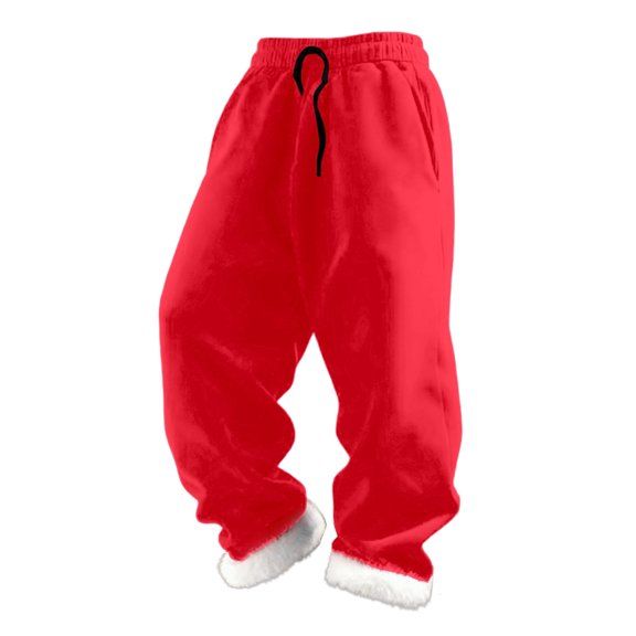 Hihipz Big Boy's Pants Casual With Frayed Hem Festive Holiday Style Cozy Soft Playwear Trousers,8-10Years