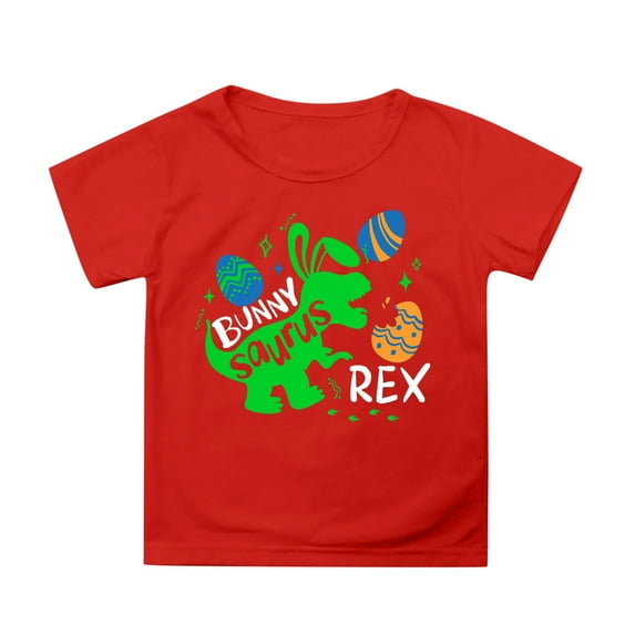 Hihipz Big Girls Easter T-Shirt Unisex Solid Tee Tops Easter Round Neck Petal Sleeve Casual T Shirt,Sizes 8-9Y
