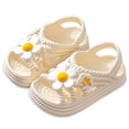thumbnail image 1 of Hihipz Big Girls Sandals Lovely Flower Decor Eva Material Non Soft Sole Outdoor Summer Sandals, 1 of 3
