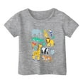 thumbnail image 1 of Hihipz Big Girls T Shirt Summer Animal Print Short Sleeve Crewneck Tee Casual Comfy Tshirts, 1 of 3