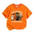 thumbnail image 1 of Hihipz Little Boy's T Shirt Halloween Pumpkin Design Tees Base Layer Comfortable Graphic T-Shirt,Sizes 4-5, 1 of 4