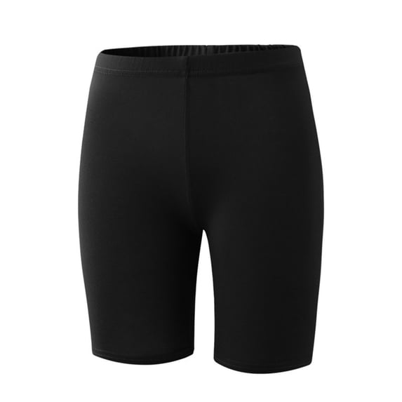 Hihipz Little Girls Athletic Shorts Elastic Waist Stretch Leggings Summer Solid Breathable Short Pants