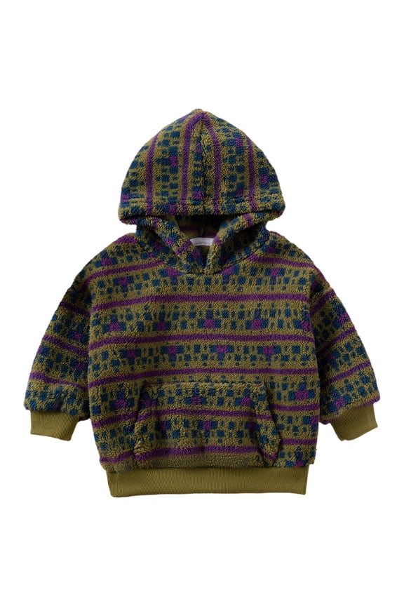 Toddler Boy's Hoodie Fleece Long Sleeve Shirts Winter Warm Soft Casual Daily Wear Tops,Sizes 2-3