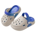 thumbnail image 1 of Hihipz Toddler Boys Girls Garden Clogs Color Block Breathable Non Soft Sole Eva Sandals Beach Slippers, 1 of 4