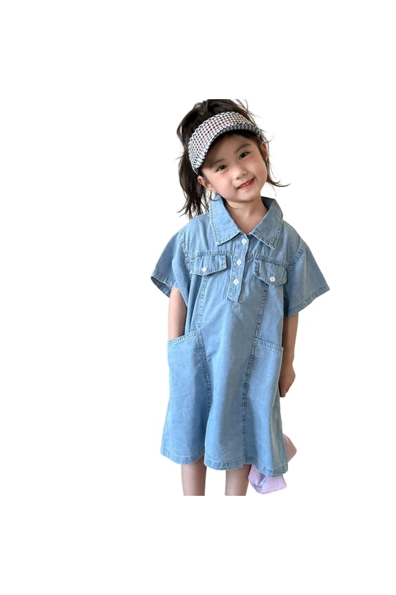 Toddler Boys Outfit Sets Summer Denim Jacket And Shorts Stylish Sibling Coordinated Wear Clothes Set,2-Piece