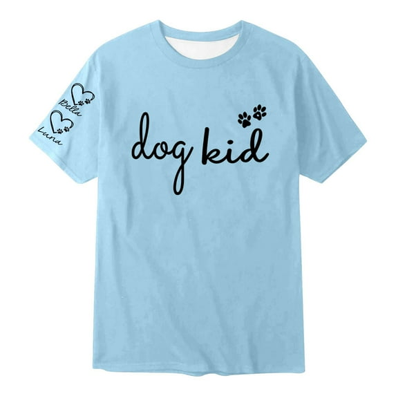 Hihipz Toddler Boys T Shirt Summer Crew Neck Graphic Tees Casual Comfortable Graphic T-Shirt,Sizes 3-4