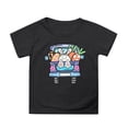 thumbnail image 1 of Hihipz Toddler Girls Easter T-Shirt Unisex Solid Color T Shirt Easter Round Neck Petal Sleeve Tee Tops,Sizes 3-4T, 1 of 4