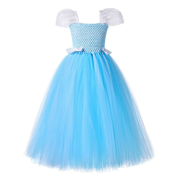 Hihipz Toddler Girls Fairy Tale Dresses Mesh Princess Tulle Long Dress Kids Girl Formal Wedding Party Pageant Ball Gowns Princess Dresses,2 -3 Years
