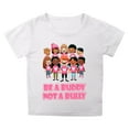 thumbnail image 1 of Hihipz Toddler Girls Graphic Tee Anti Bullying Cartoon Print Short Sleeve T-Shirt Kindness Cute Tshirt, 1 of 4