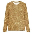 thumbnail image 1 of Hihipz Toddler Girls T-Shirt Sequin Long Sleeve Tee Kids Sparkly Party Tshirt, 1 of 4