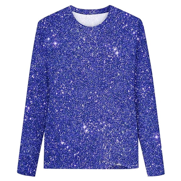 Hihipz Toddler Girls T-Shirt Sequin Long Sleeve Tee Kids Sparkly Party Tshirt
