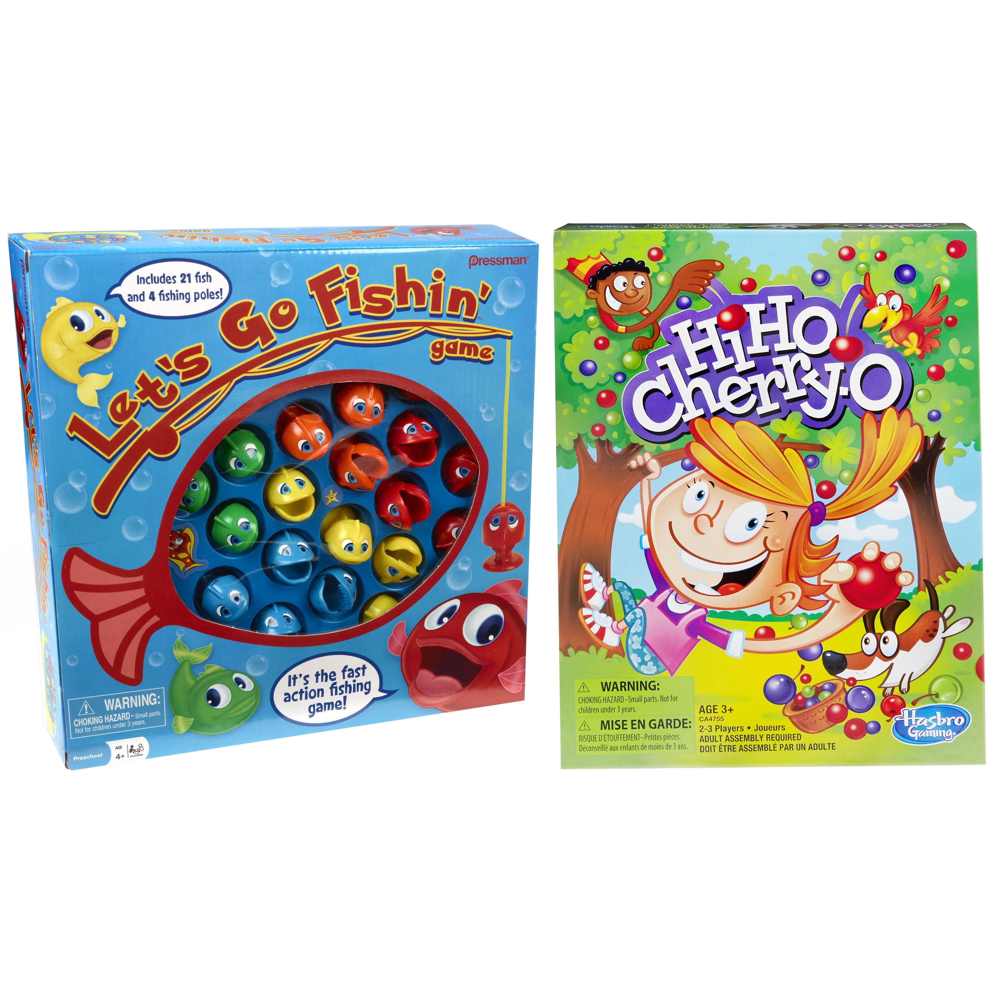Hiho! Cherry-o Game + Pressman toy let's go fishin' game