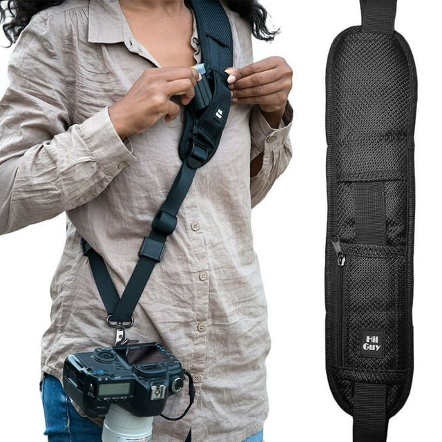 HiiGuy Camera Strap for photographer Canon, Nikon, Extra Long 44 Inch