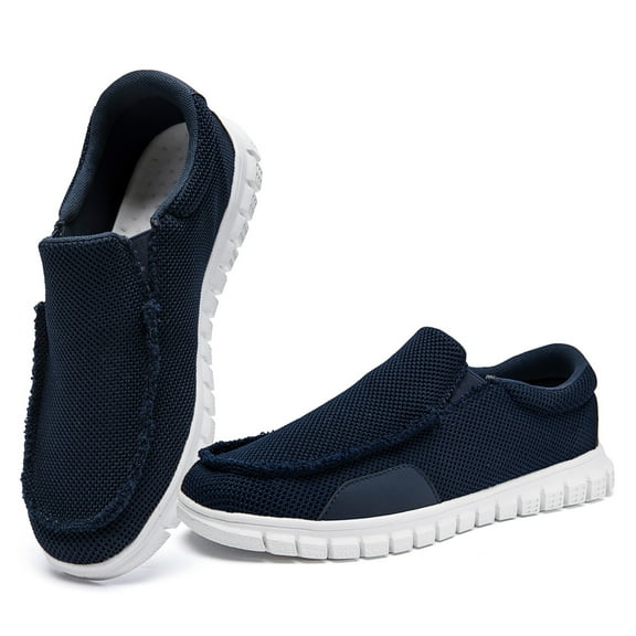 Hiigy Men's Casual Shoes Walking Shoes Slip-On Loafers Light And Breathable