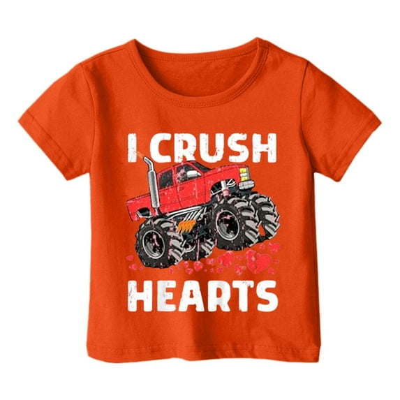 Hiijoy Big Boys Graphic T Shirt Short Sleeve Summer Casual T-Shirt Tee, Sizes 1-13