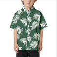 thumbnail image 1 of Hiijoy Big Boys Hawaii Beach Button-Down Shirt Short Sleeve Summer Shirt, Sizes 3-13, 1 of 3