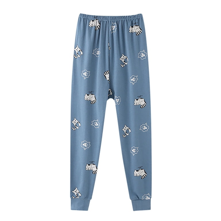 Hiijoy Big Boys Pajama Pants Cotton Elastic Waist Sleepwear