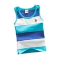 thumbnail image 1 of Hiijoy Big Boys Rainbow Striped Tank Top Racerback Sleeveless Shirt, Sizes 3-14, 1 of 5