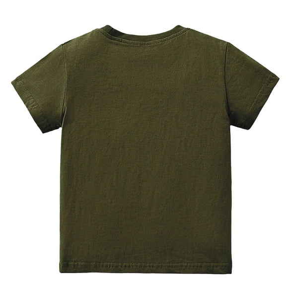 Hiijoy Big Boys T-Shirt Luminous Dinosaur Print Short Sleeve T Shirt Tee, Sizes 3-8