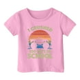 thumbnail image 1 of Hiijoy Big Girls 100 Days of School T Shirt Letter Print Short Sleeved Graphic T-Shirt, 1 of 1