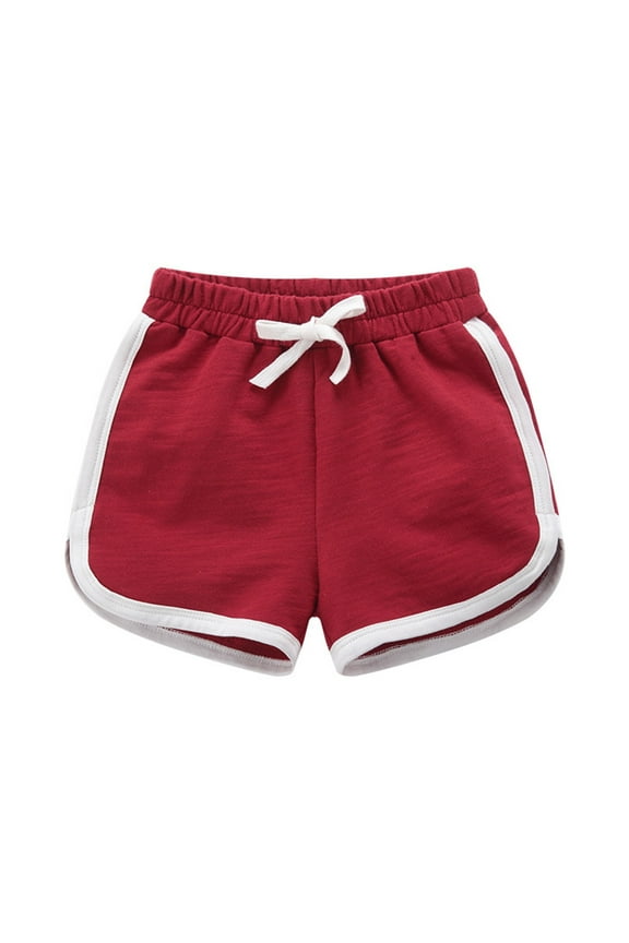 Big Girls Active Athletic Shorts Cotton Running Sports Shorts for Kids, Sizes 9-10Y