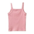 thumbnail image 1 of Hiijoy Big Girls Camisole Sleeveless Ribbed Undershirt Breathable Tank Top, Sizes 3-12, 1 of 6