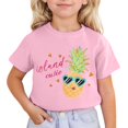 thumbnail image 1 of Hiijoy Big Girls Casual T-Shirt Cartoon Pineapple Short Sleeved T Shirt, Sizes 3-13, 1 of 3