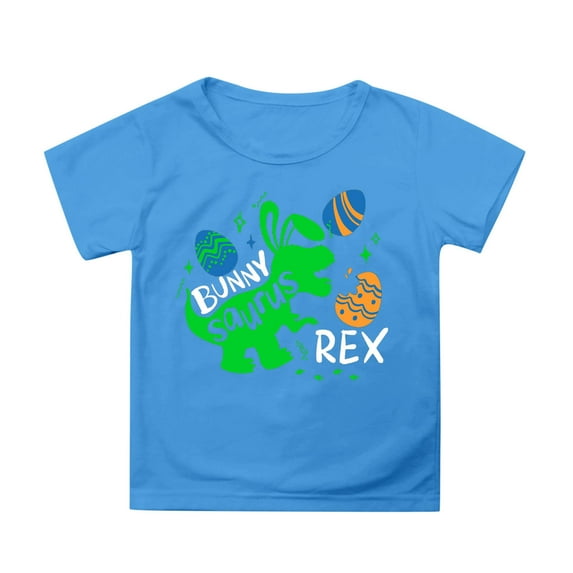 Hiijoy Big Girls Easter Graphic T-Shirt Short Sleeve Cotton Casual T Shirt, Sizes 3-13